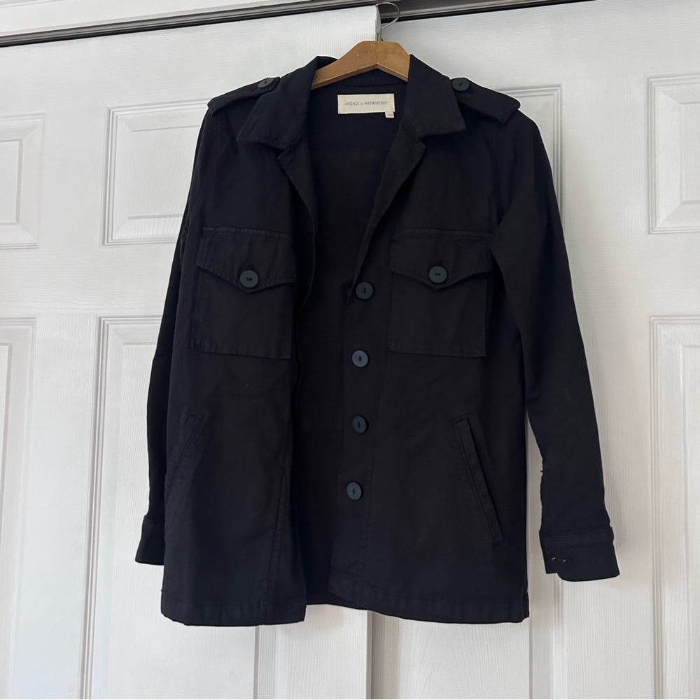 Road To Nowhere Blaven Japanese Twill Jacket Black